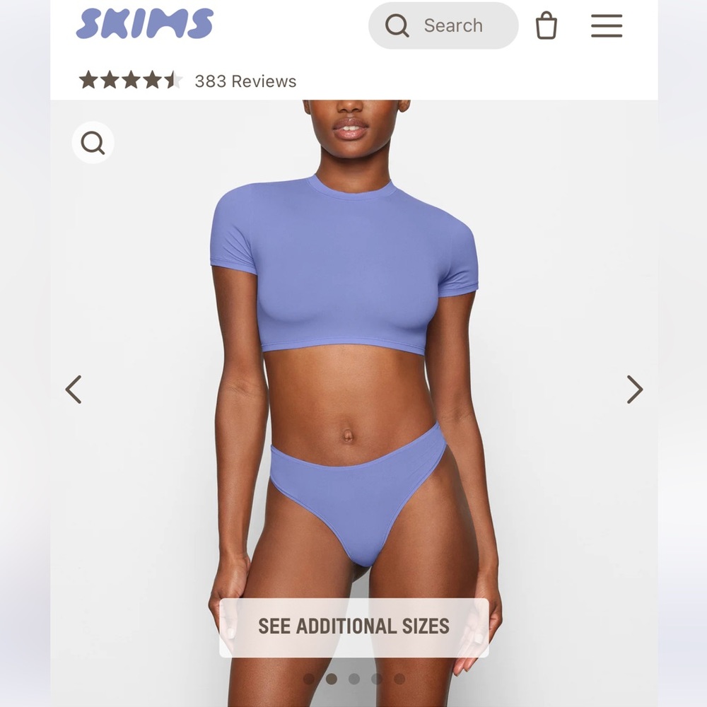 Skims fits everybody cropped tee